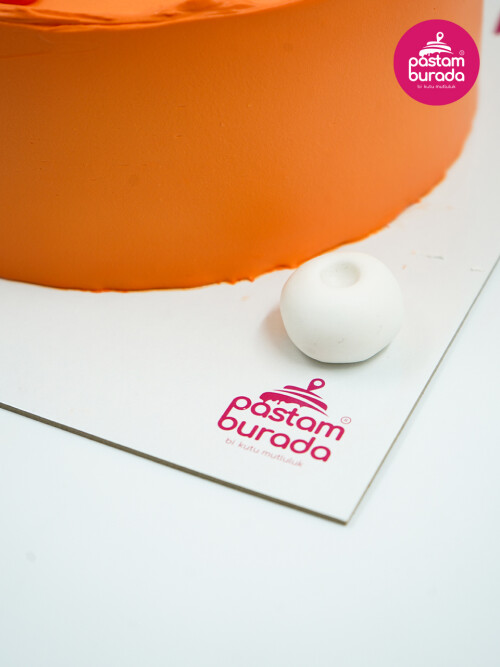 Civciv Çizim Detay Naked Cake