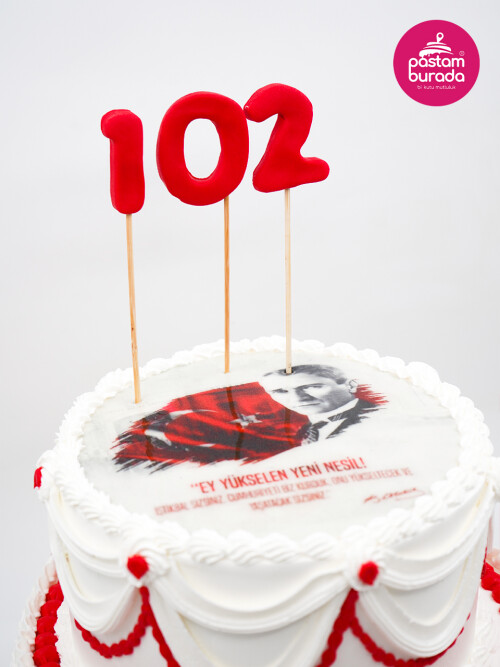 Cumhuriyet Bayramı Tasarım Pasta