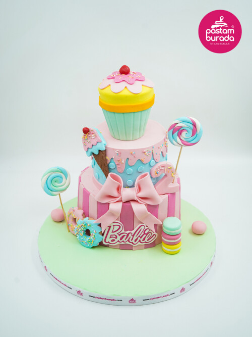 Cupcake Ve Barbie Konsept Pasta