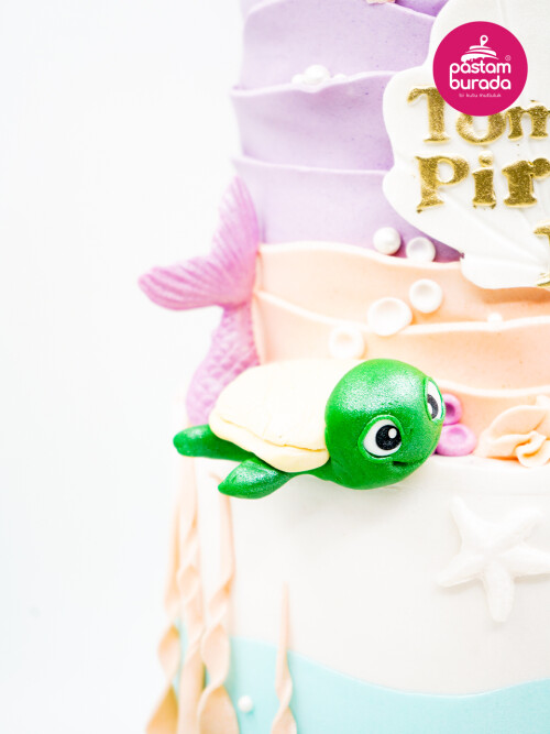 Deniz Kızı Konsept Tasarım Pasta