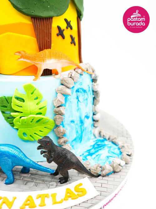 Dinozor Tasarım Pasta