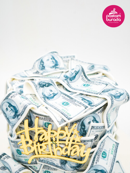 Dolar Konseptli Tasarım Pasta