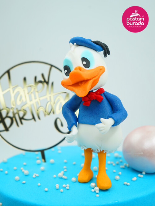 Donald Duck Ve Daisy Duck Tasarım Pasta
