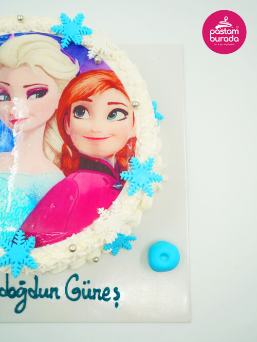 Elsa Konsept Resimli Pasta