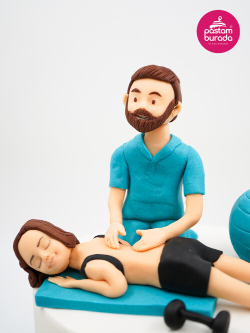 Fizyoterapist Konsept Pasta