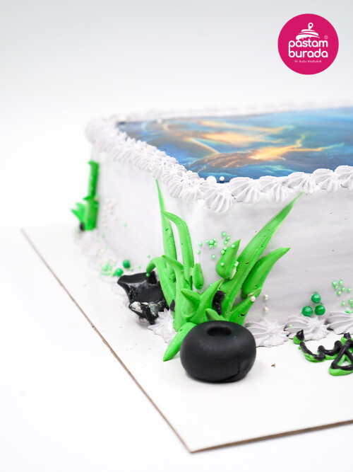 Godzilla Resimli Pasta