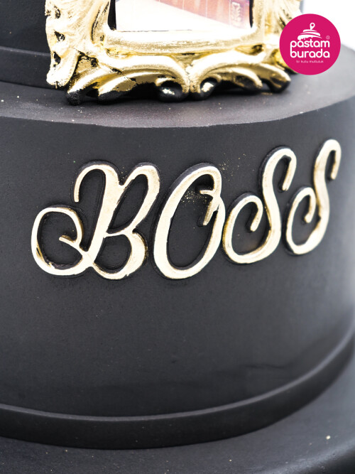 Gold Kanat Detay Tasarım Pasta