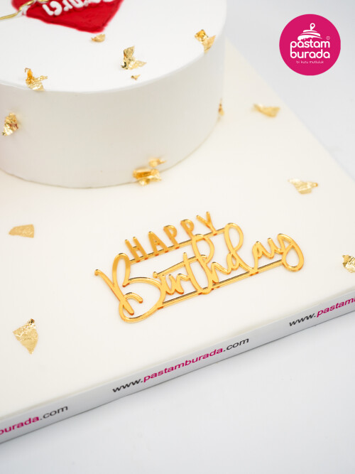 Gül Detay Naked Cake