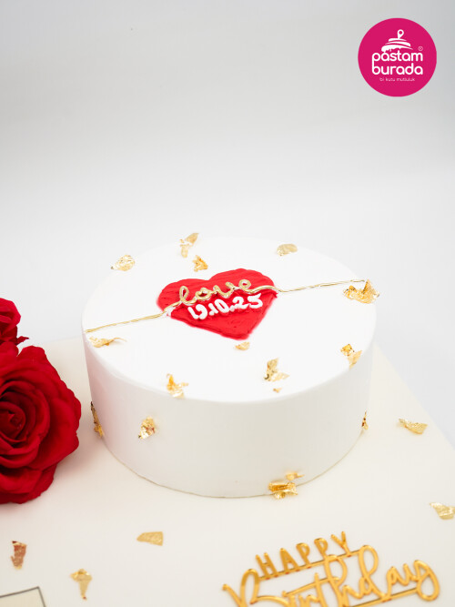 Gül Detay Naked Cake