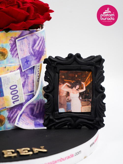 Gül Ve Taç Detay Tasarım Pasta