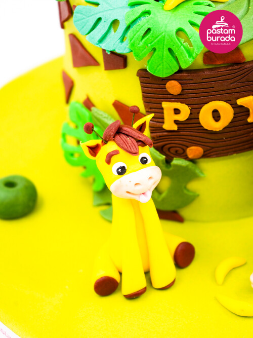 Hayvanlar Alemi Tasarım Pasta