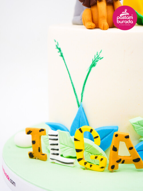 Hayvanlar Alemi Tasarım Pasta