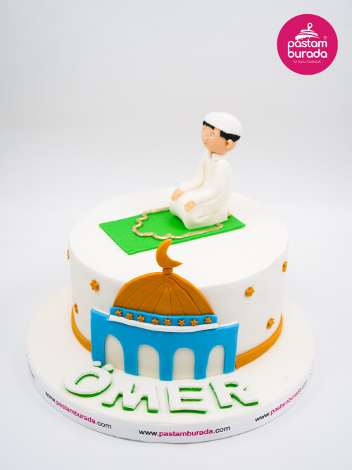 İslami Erkek Çocuk Konsept Pasta