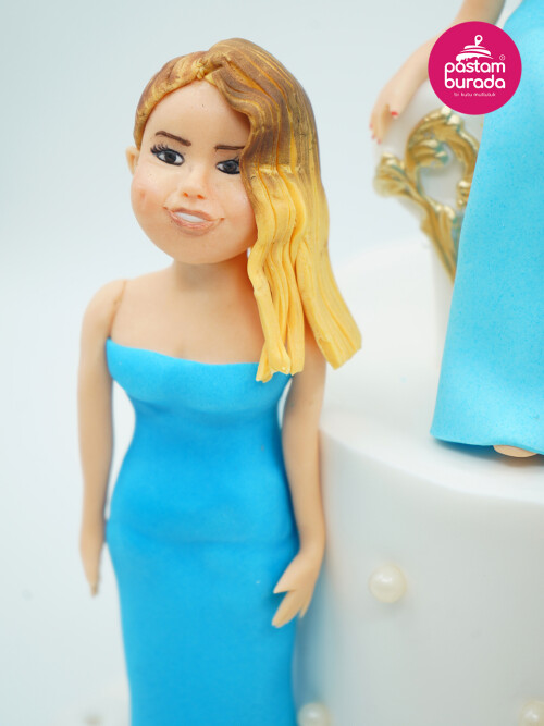 Kadın Arkadaşlar Tasarım Pasta