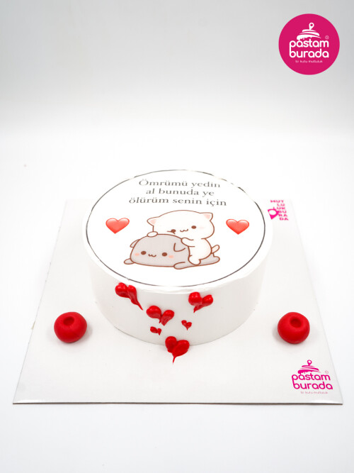 Karikatür Resimli Pasta