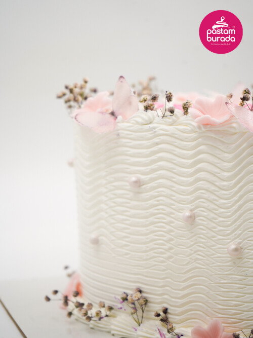 Kelebek Detay Naked Cake