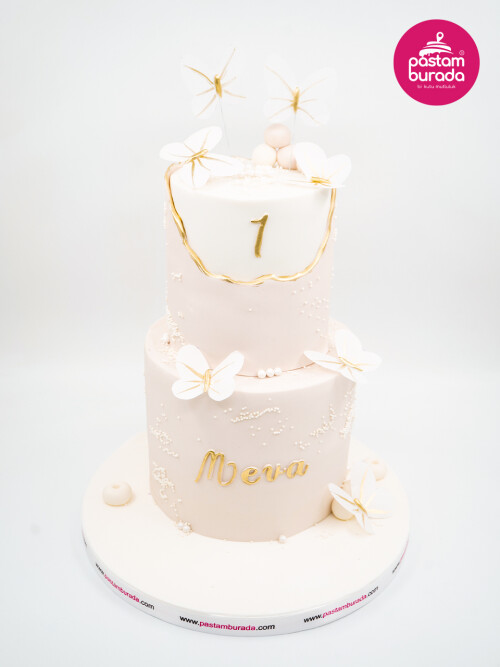 Kelebek Tasarım Pasta