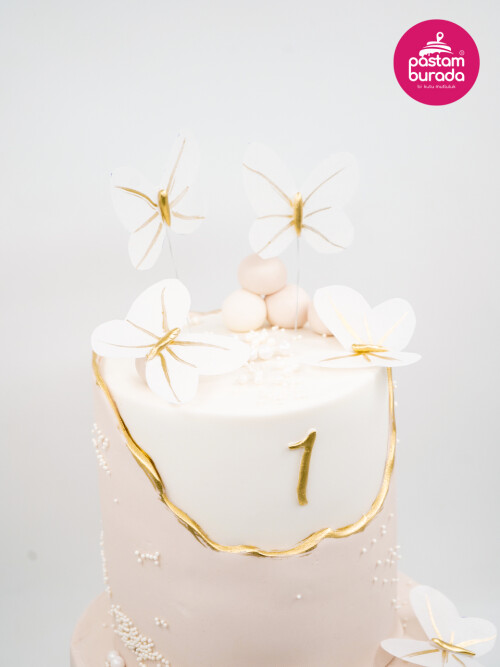 Kelebek Tasarım Pasta