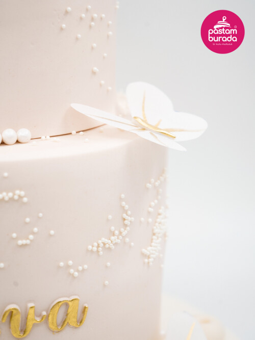 Kelebek Tasarım Pasta