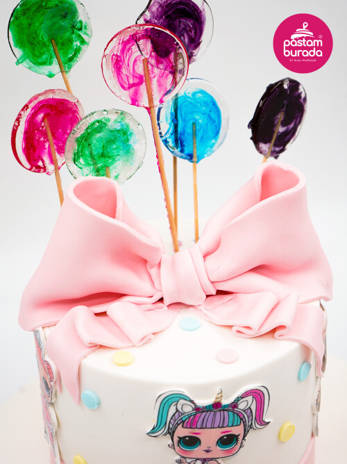 Lol Bebek Tasarım Pasta