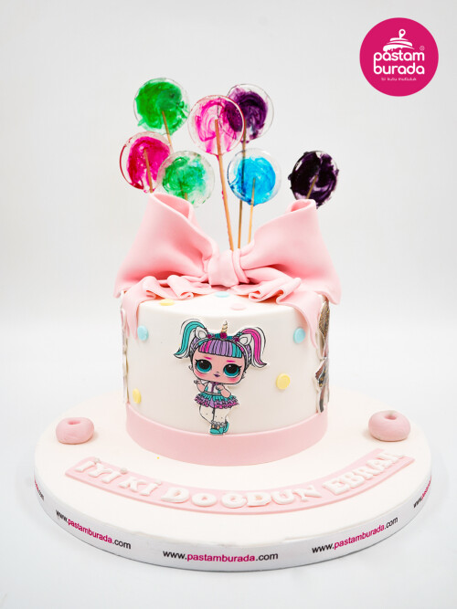 Lol Bebek Tasarım Pasta