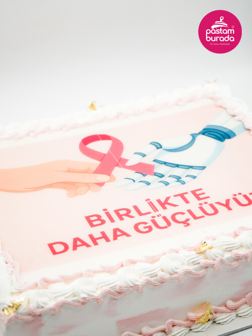 Marka Özel Kare Resimli Pasta