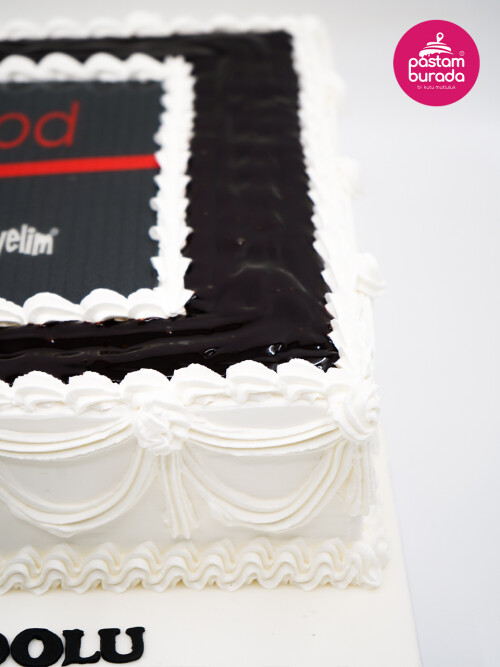 Marka Özel Resimli Pasta