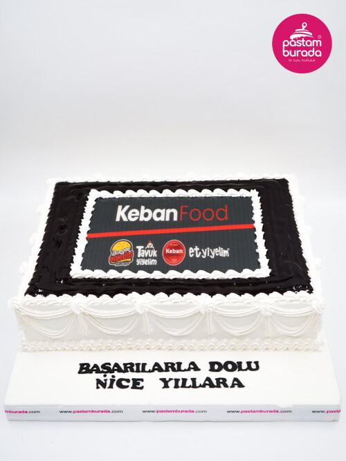 Marka Özel Resimli Pasta