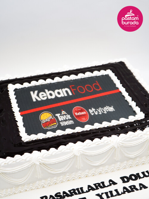 Marka Özel Resimli Pasta