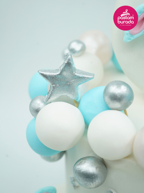 Mavi Tavşan Detaylı Konsept Pasta