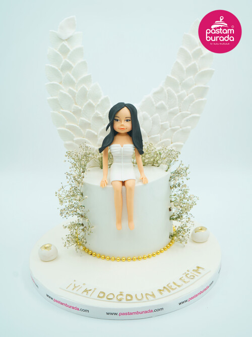 Melek Kanat Detaylı Konsept Pasta