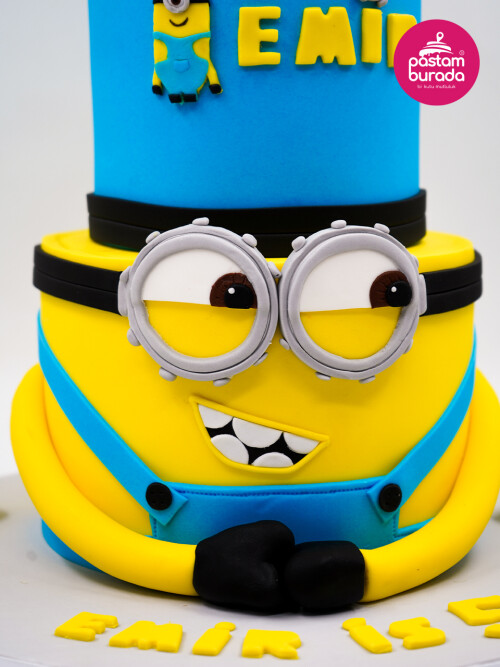 Minions Tasarım Pasta