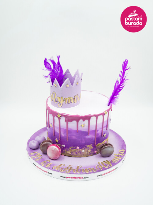 Mor Süslemeli Naked Pasta