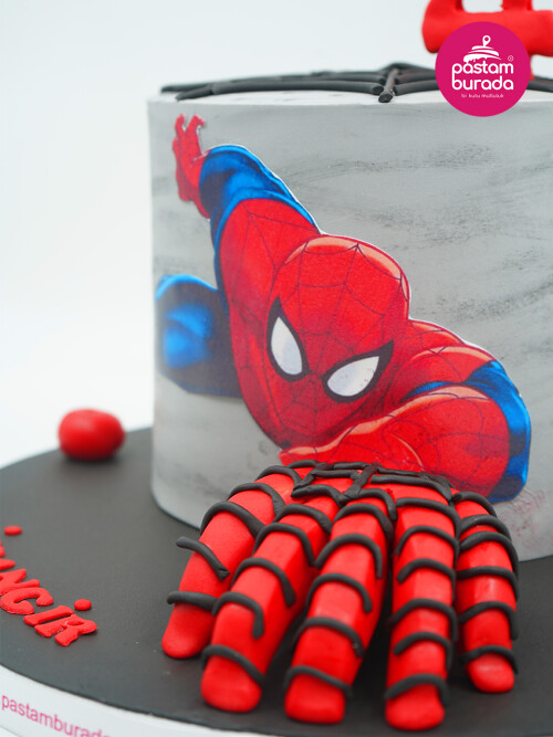 Örümcek Adam Konsept Pasta