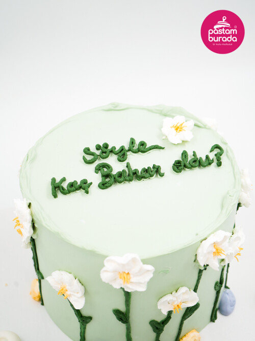 Papatya Detay Naked Cake