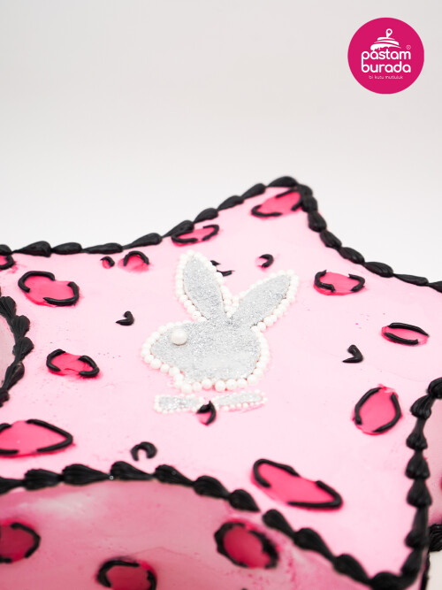 Pembe Leopar Naked Cake