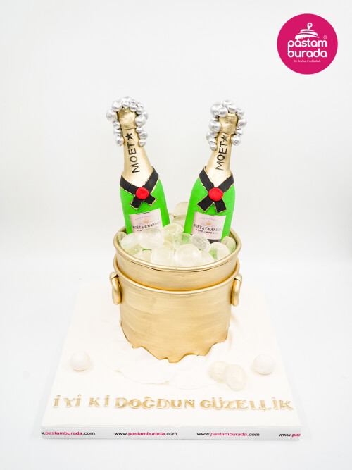 Şampanya Konsept Tasarım Pasta