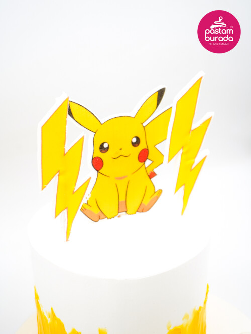 Sarı Sevimli Kahraman Pasta