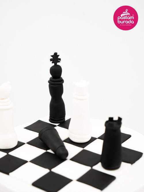 Satranç Tasarım Pasta