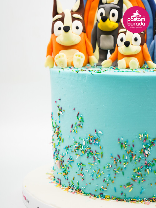 Sevimli Köpek Ailesi Konsept Pasta