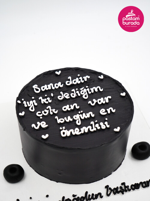 Siyah Naked Cake