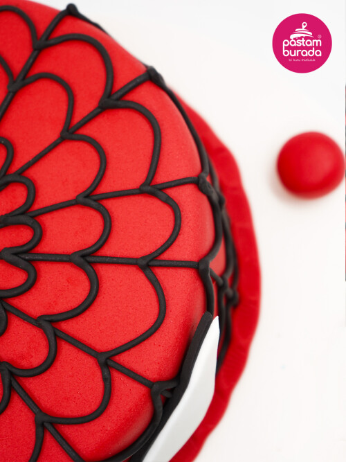 Spiderman Tasarım Pasta