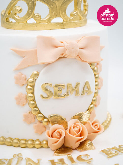 Taç Detay Tasarım Pasta