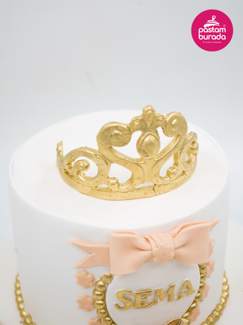 Taç Detay Tasarım Pasta