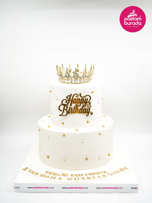 Taç Detay Tasarım Pasta