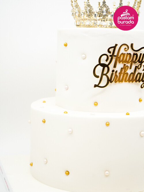 Taç Detay Tasarım Pasta