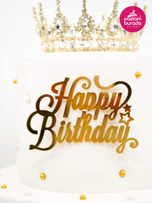 Taç Detay Tasarım Pasta