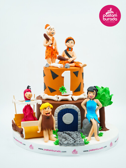 Taş Devri Tasarım Pasta