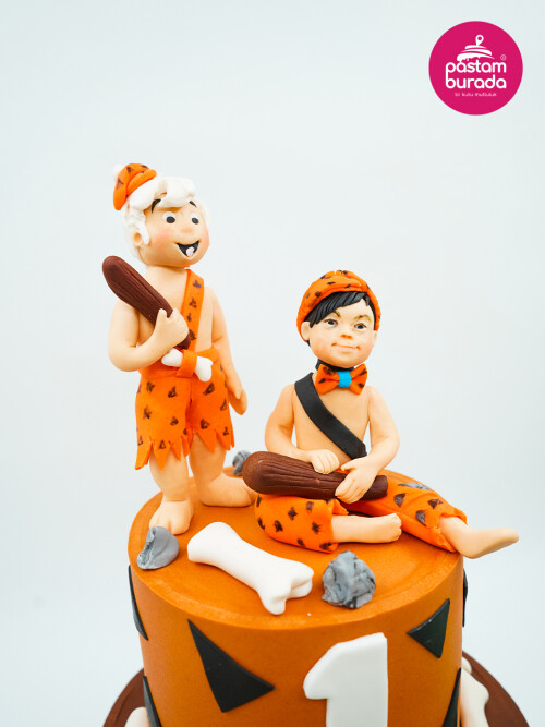 Taş Devri Tasarım Pasta