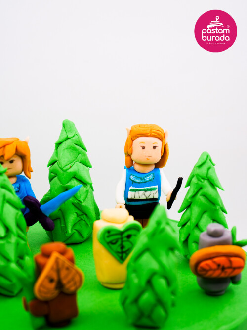 The Legend of Zelda Tasarım Pasta